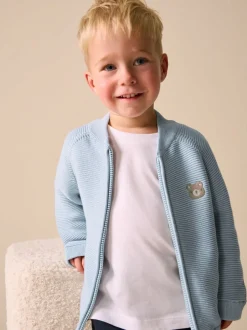 Truien En Breisels|Next Lichtblauw - Vest met ritssluiting (3 mnd-7 jr)