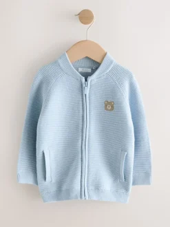 Truien En Breisels|Next Lichtblauw - Vest met ritssluiting (3 mnd-7 jr)