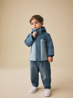 Jassen, Jacks En Kinderwagenpakjes|Jassen En Jacks*Next - Waterproof Fleece Lined Anorak (3mths-7yrs) Lichtblauw