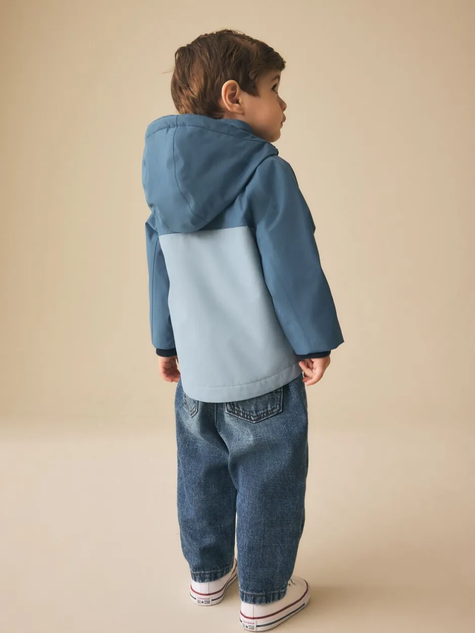Jassen, Jacks En Kinderwagenpakjes|Jassen En Jacks*Next - Waterproof Fleece Lined Anorak (3mths-7yrs) Lichtblauw