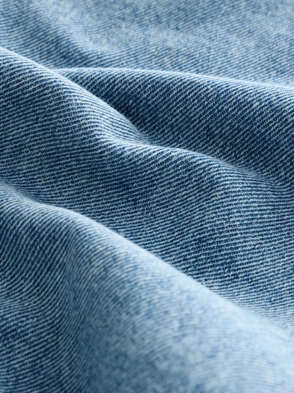 Jeans En Joggingbroeken|Jeans|Next - Jeans met wijde pijpen (3 mnd-7 jr) Lichtblauw denim met slijtageplekken