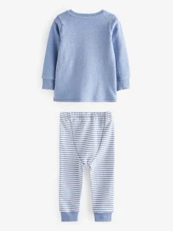 Pyjama's|Nachtkleding En Pyjama's*Next - Verpakking van 3 knusse pyjama's (9mnd-6jr) Lichtblauw met beer