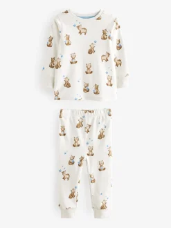 Pyjama's|Nachtkleding En Pyjama's*Next - Verpakking van 3 knusse pyjama's (9mnd-6jr) Lichtblauw met beer
