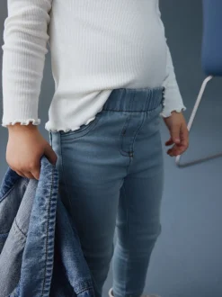 Jeans En Joggingbroeken|Jeans|Next - Jegging met elastische taille (3 mnd-7 jr) Lichtblauwe denim