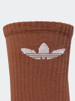 Sokken|Sokken*adidas Lichtbruin - Originals verpakking van 6 Trefoil enkelsokken