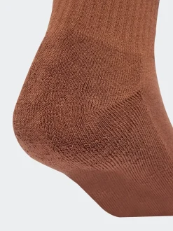 Sokken|Sokken*adidas Lichtbruin - Originals verpakking van 6 Trefoil enkelsokken