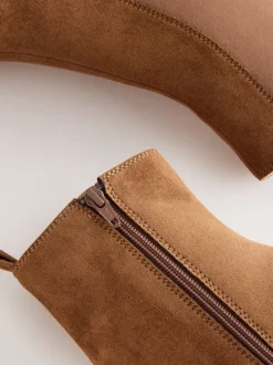 Ruimvallend En Extraruimvallend*Next - Chelsea-stijl western cowboy Boots Lichtbruin