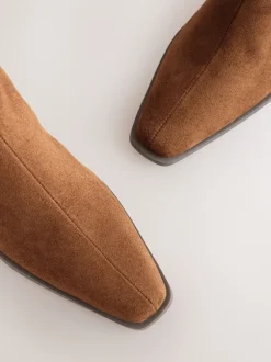 Ruimvallend En Extraruimvallend*Next - Chelsea-stijl western cowboy Boots Lichtbruin