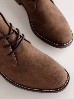 Boots|Next - Chukka sneakers Lichtbruin