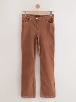 Broeken|Next - Corduroy boot cut broek Lichtbruin