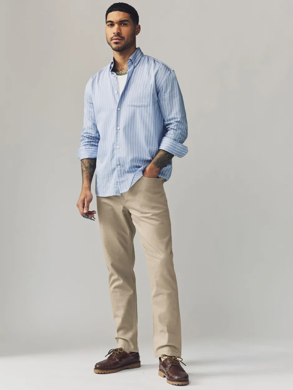 Jeans|Next Lichtbruin - Enkele - Slim fit klassieke stretchy jeans