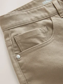 Jeans|Next Lichtbruin - Enkele - Slim fit klassieke stretchy jeans