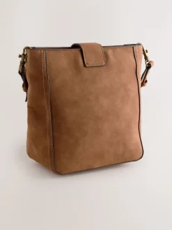 Tassen En Portemonnees|Next - Gestructureerde Messenger-tas Lichtbruin
