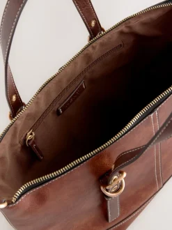 Tassen En Portemonnees|Next - Handtas met gesp Lichtbruin