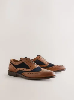 Schoenen|Formele Schoenen*Next - Heritage brogue-schoenen Lichtbruin