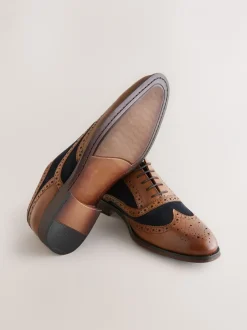 Schoenen|Formele Schoenen*Next - Heritage brogue-schoenen Lichtbruin
