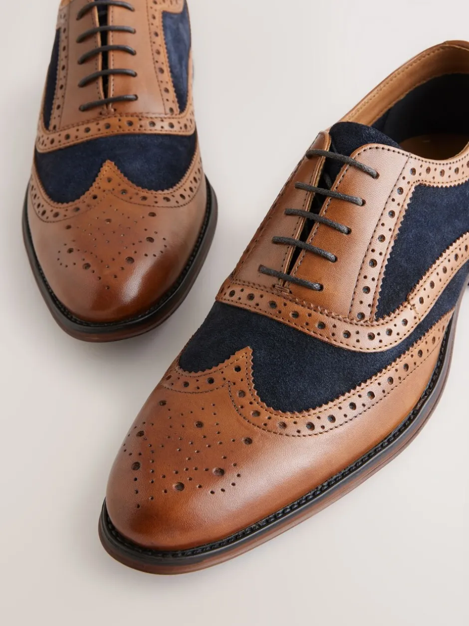 Schoenen|Formele Schoenen*Next - Heritage brogue-schoenen Lichtbruin