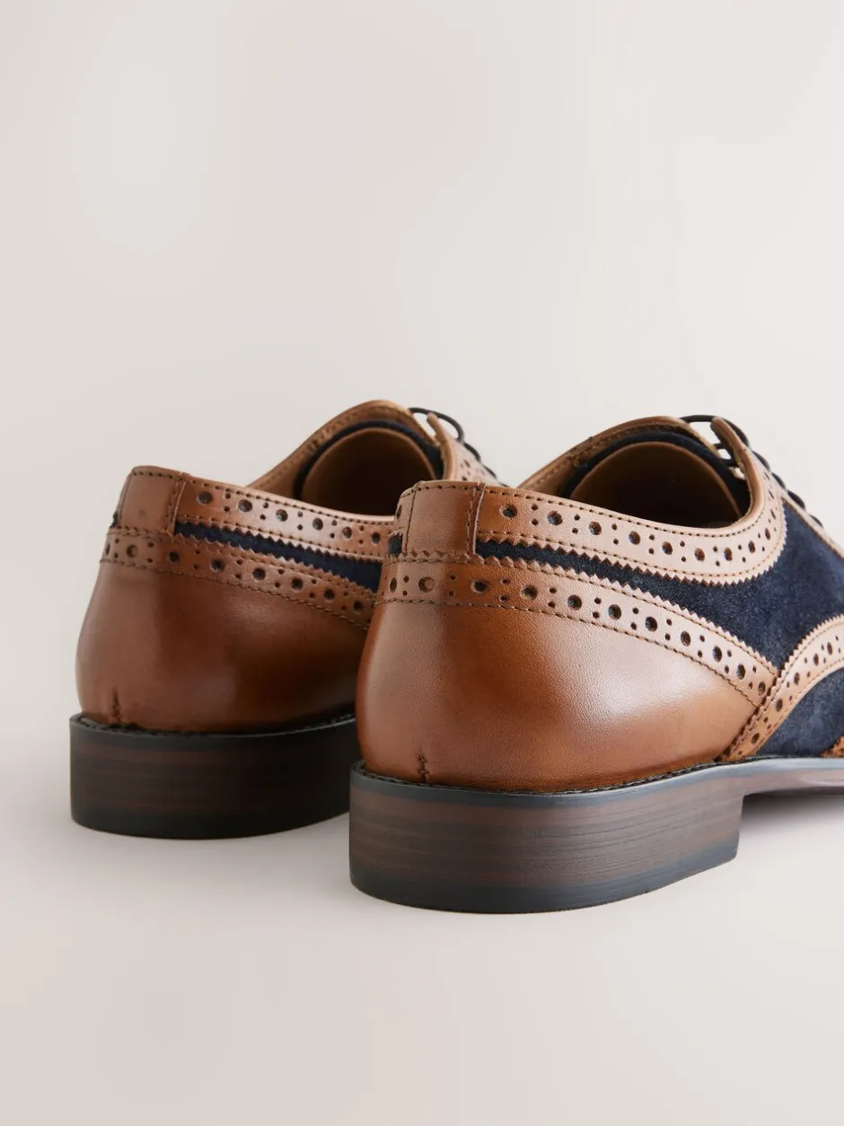 Schoenen|Formele Schoenen*Next - Heritage brogue-schoenen Lichtbruin