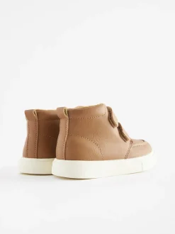 Boots|Next - Laarsjes met klittenbandsluiting en warme voering Lichtbruin