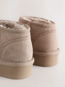 Boots*Next Lichtbruin - Lage schoenen mini warmgevoerde waterafstotende suède Boots