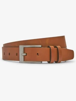 Riemen En Bretels|Next Lichtbruin - Leren riem