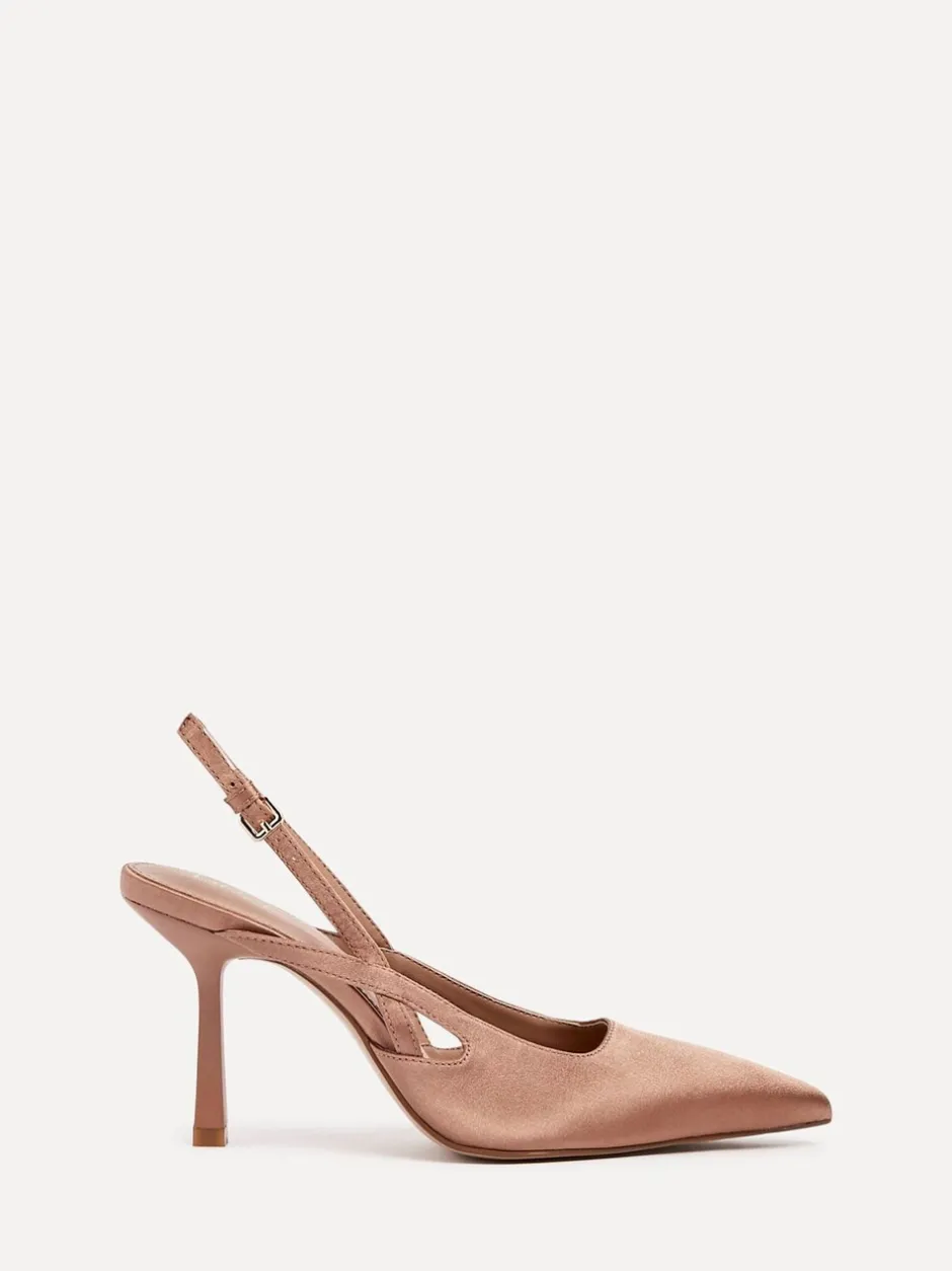 Schoenen Met Hakken*Linzi Lichtbruin - Rhea Slingback hakken