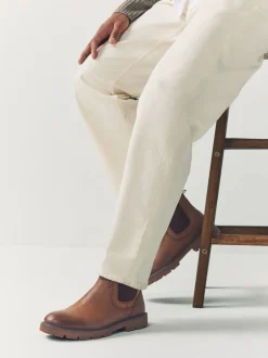 Boots*Next Lichtbruin - Relaxed Chelsea Boots