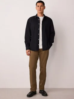 Broeken En Chino's*Next Lichtbruin - Slim Fit - Stretchy chino