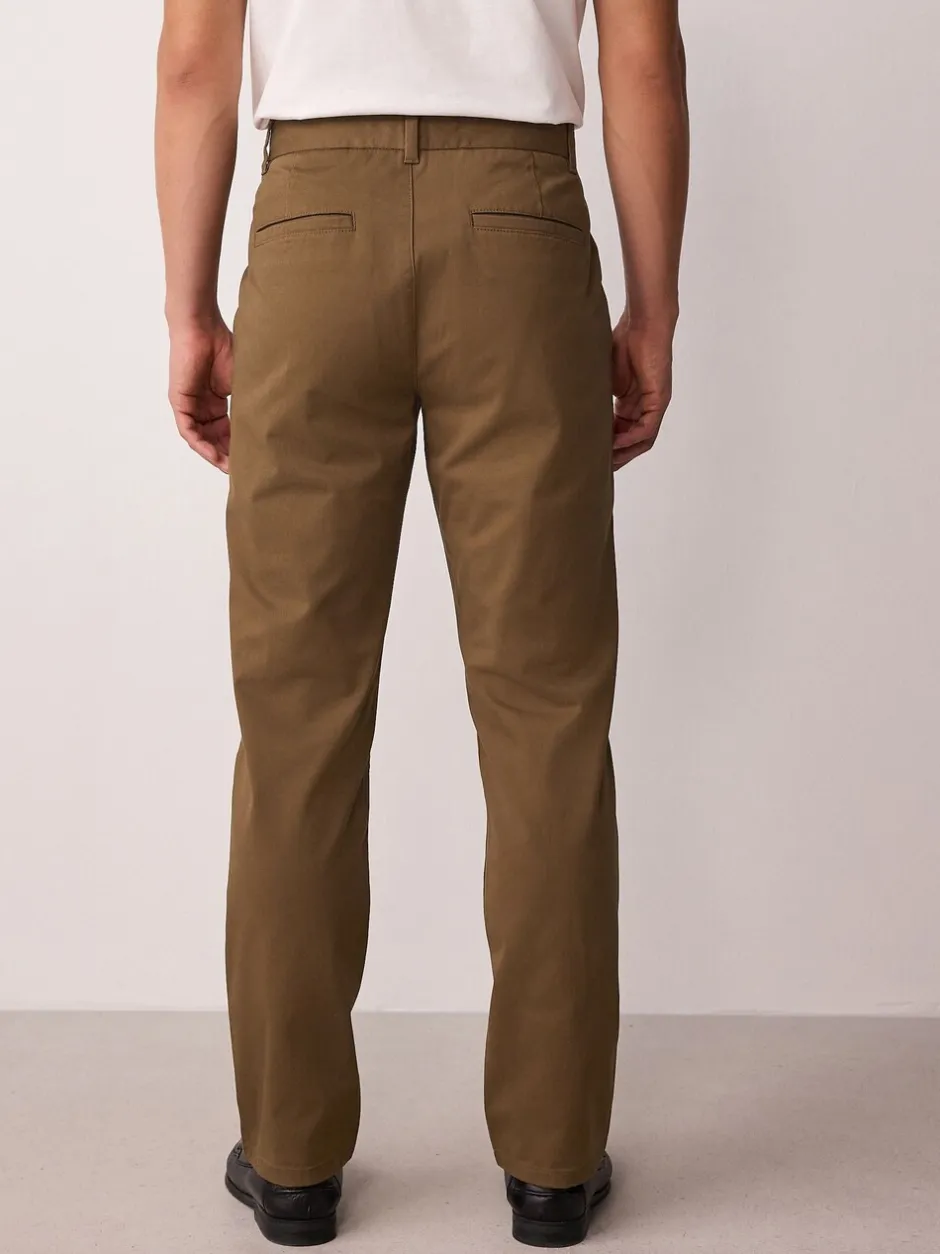 Broeken En Chino's*Next Lichtbruin - Slim Fit - Stretchy chino