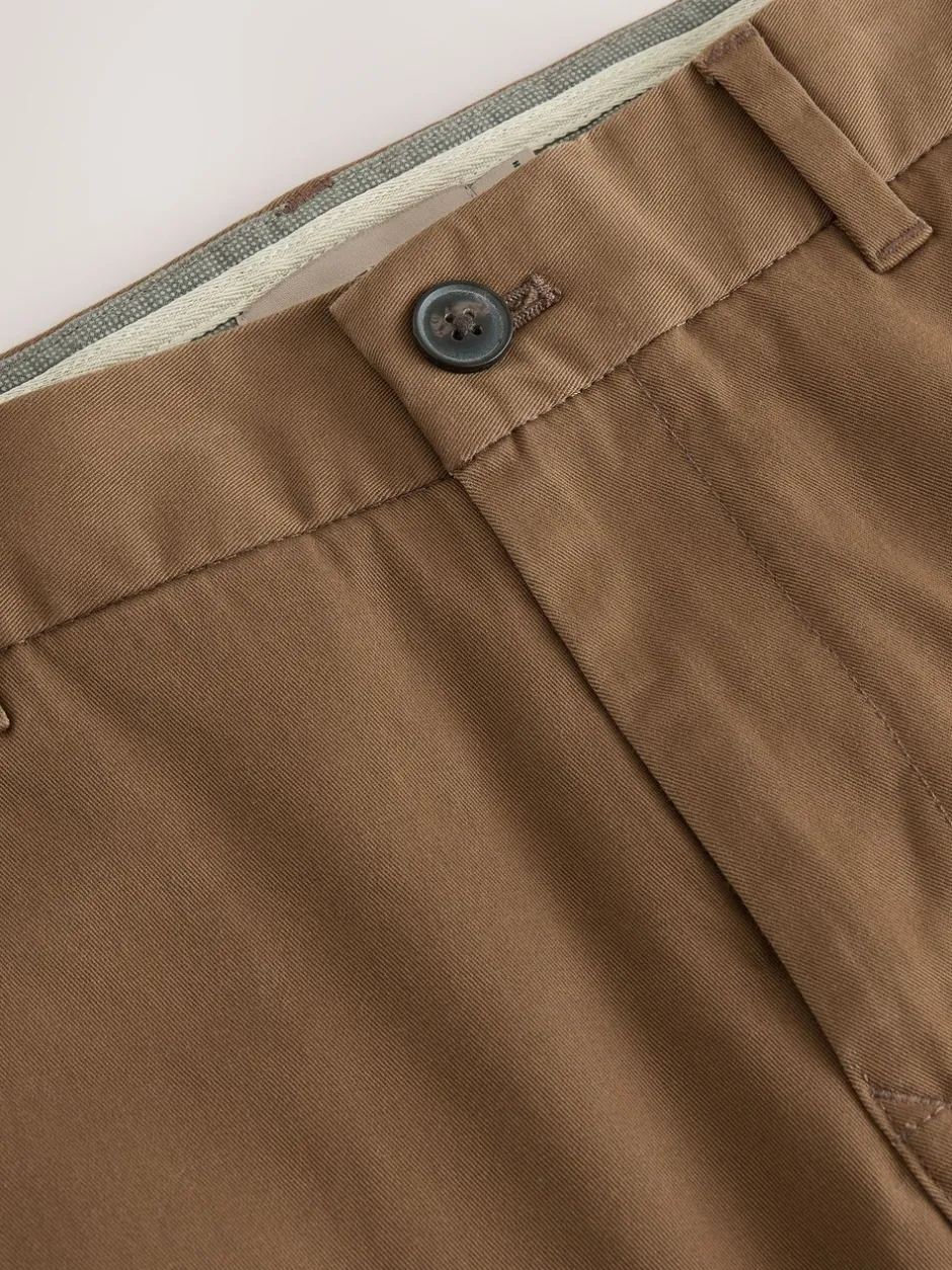Broeken En Chino's*Next Lichtbruin - Slim Fit - Stretchy chino