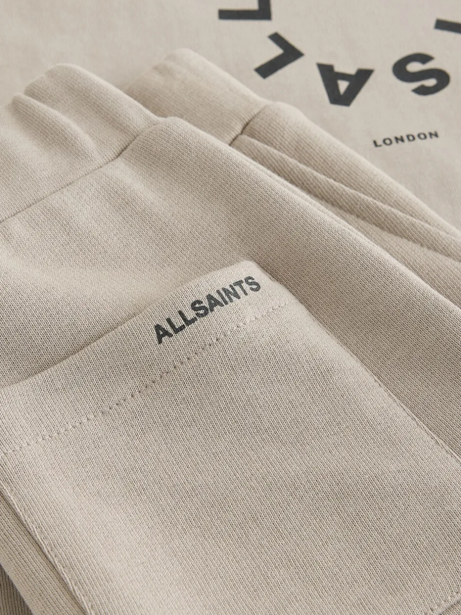 Shorts*smALLSAINTS - Tierra set van T-shirt en sweatshorts Lichtbruin