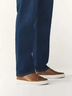 Sneakers|Next - Smart Casual Toe Cap Leather Longline Trainers Lichtbruin