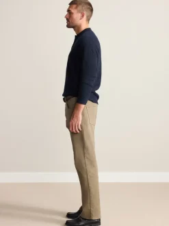 Jeans*Next - Straight fit - Signature jeans met ceintuur Lichtbruin