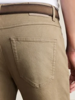 Jeans*Next - Straight fit - Signature jeans met ceintuur Lichtbruin