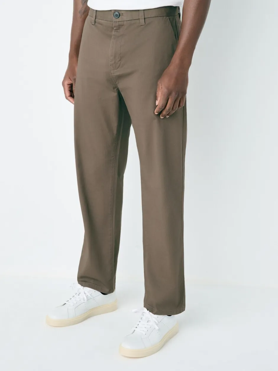 Broeken En Chino's*Next Lichtbruin - Straight fit - Stretchy chino