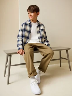 Broeken En Chino's*Next - Stretchy chino's (3-17jr) Lichtbruin
