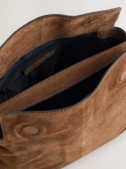 Tassen En Portemonnees*Next Lichtbruin - Suede Charm Cross-Body Bag