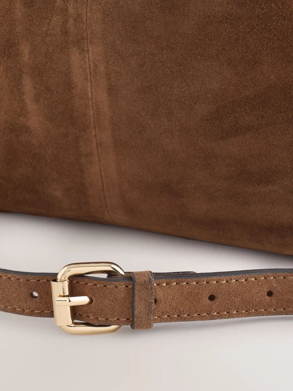 Tassen En Portemonnees*Next Lichtbruin - Suede Charm Cross-Body Bag
