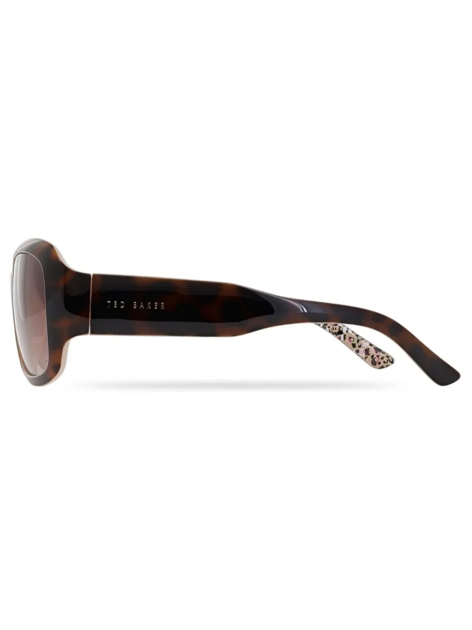 Zonnebril|Ted Baker - Tortoiseshell Charlotte zonnebril Lichtbruin