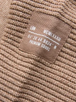 Truien En Breisels|Sweaters En Hoody´S*Next Lichtbruin - Utility gebreide hoodie (3-16jr)