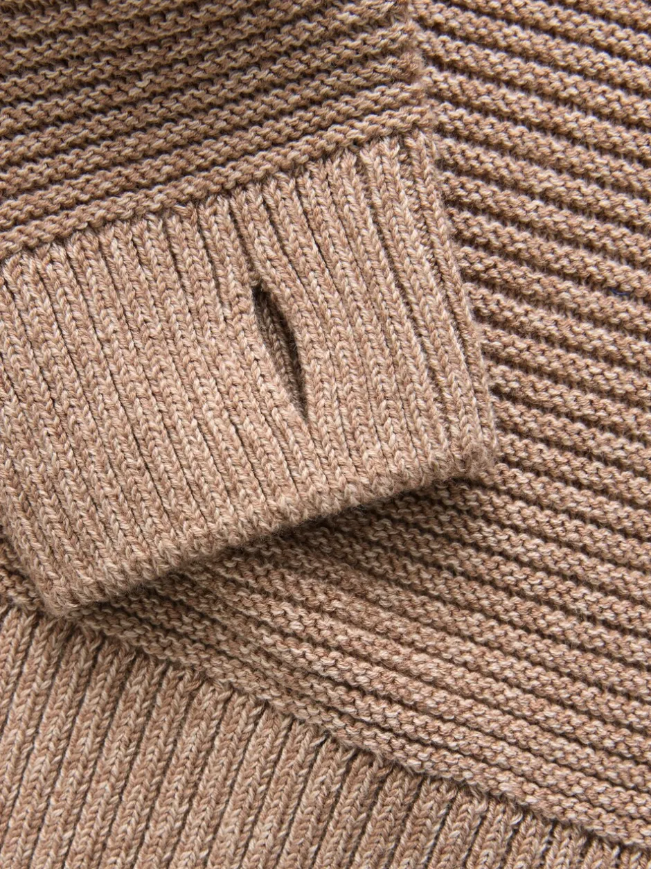 Truien En Breisels|Sweaters En Hoody´S*Next Lichtbruin - Utility gebreide hoodie (3-16jr)