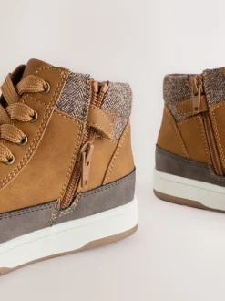 Boots*Next - Warm gevoerde hoge boots Lichtbruin