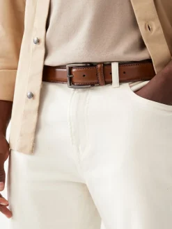 Riemen En Bretels|Next - Zakelijke Signature-riem Lichtbruin