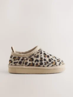 Pantoffels*Next - Shoot pantoffels Lichtbruin/dierenprint