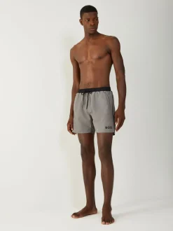 Badkleding*BOSS Lichtgrijs - Starfish sneldrogende zwembroek
