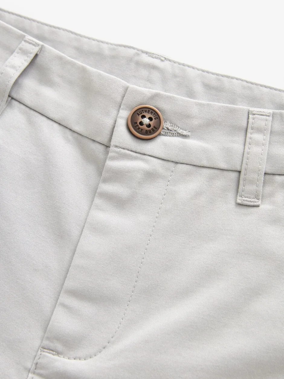 Shorts|Next Lichtgrijs - Chinoshort (3-16 jr)