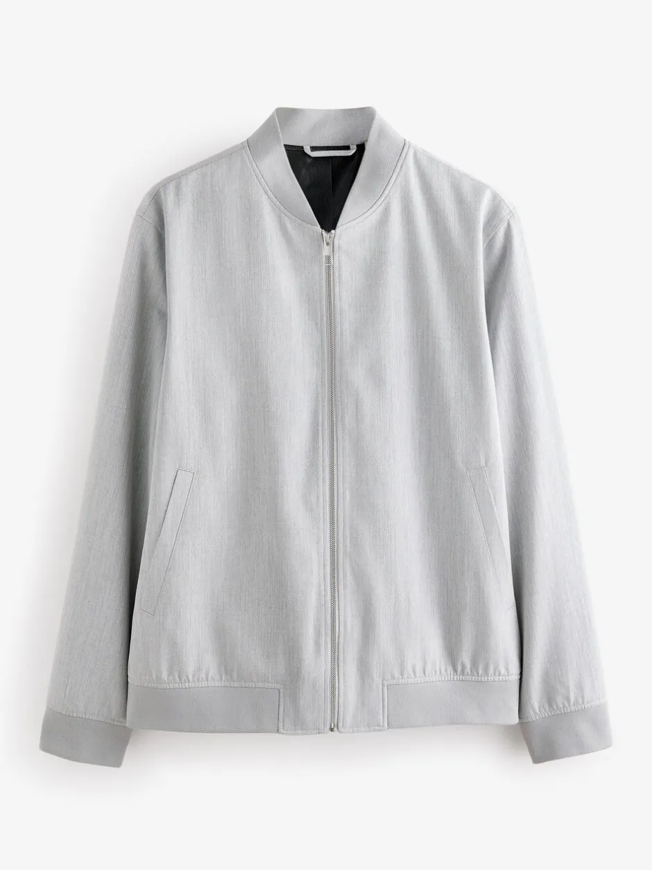 Blazers En Business-Jasjes*Next Lichtgrijs - Net bomberjack