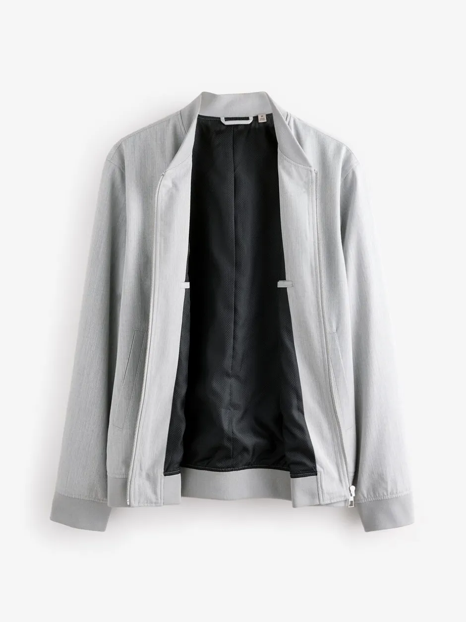 Blazers En Business-Jasjes*Next Lichtgrijs - Net bomberjack