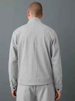 Blazers En Business-Jasjes*Next - Premium slimme opstaande kraag met rits en wol Lichtgrijs