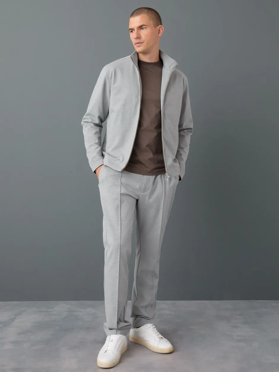 Blazers En Business-Jasjes*Next - Premium slimme opstaande kraag met rits en wol Lichtgrijs